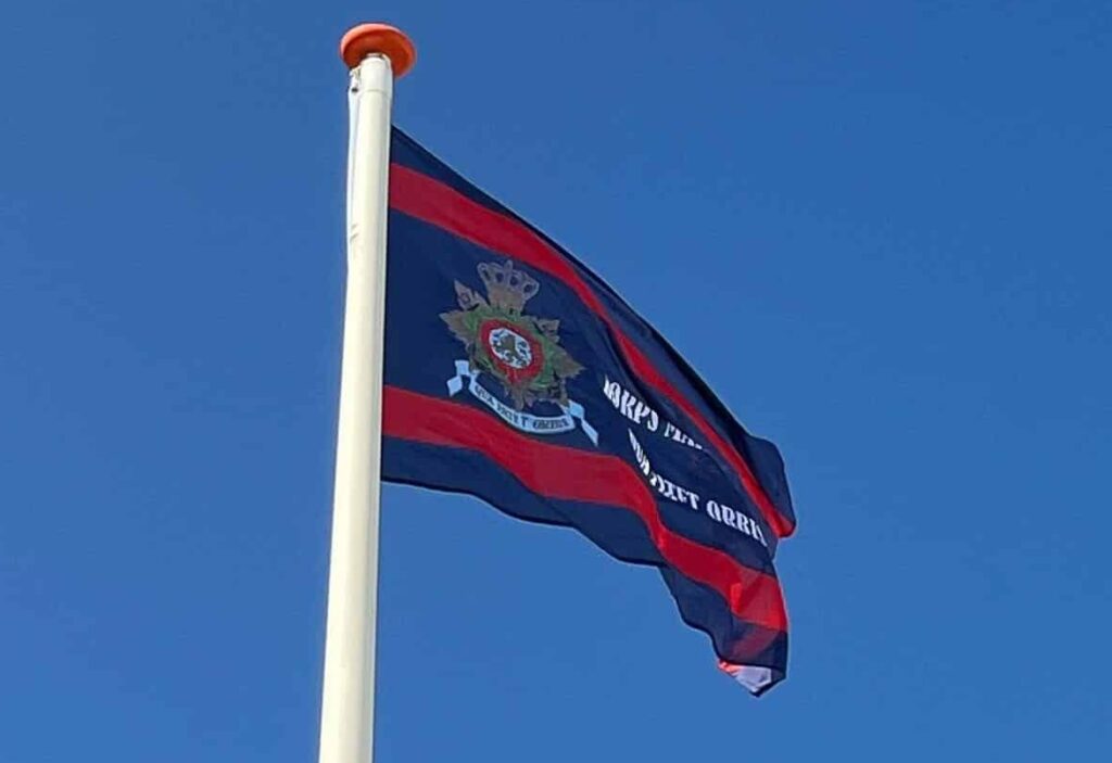 Mariniersvlag begrafenis Aurelia Uitvaart Korps mariniers Katwijk begrafenisondernemer
